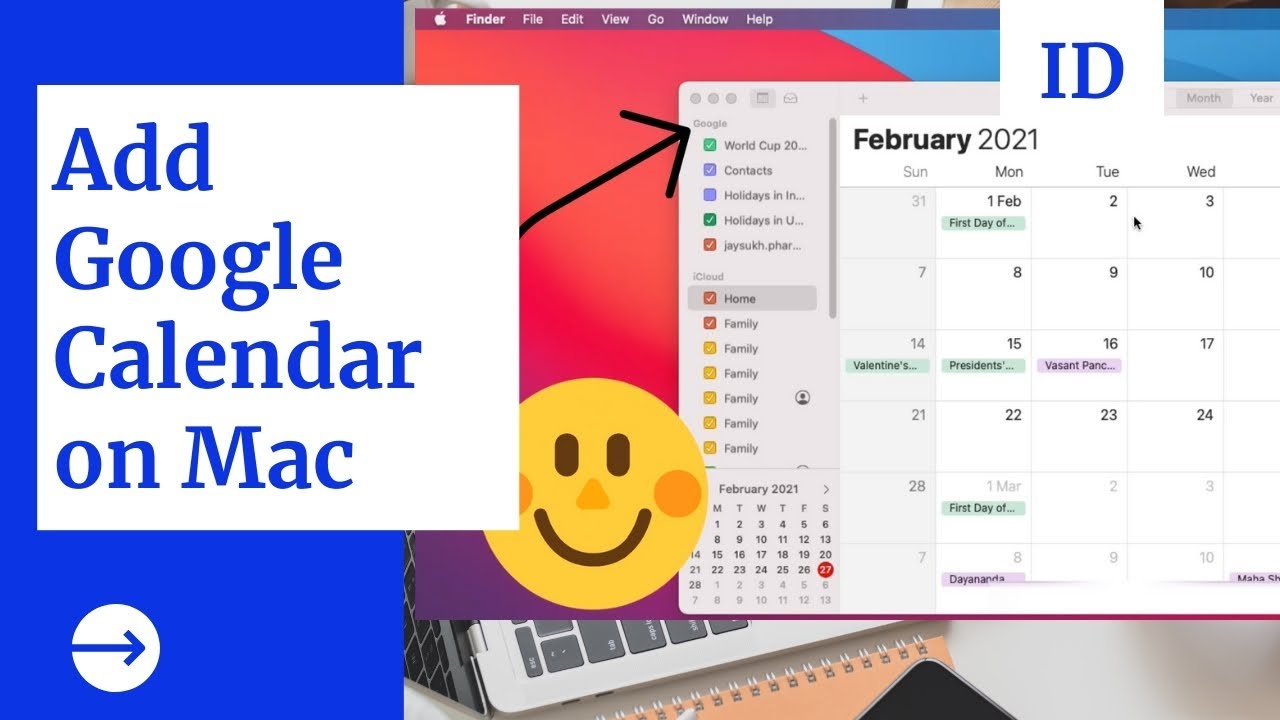 hyperlink on desktop mac for google calendar